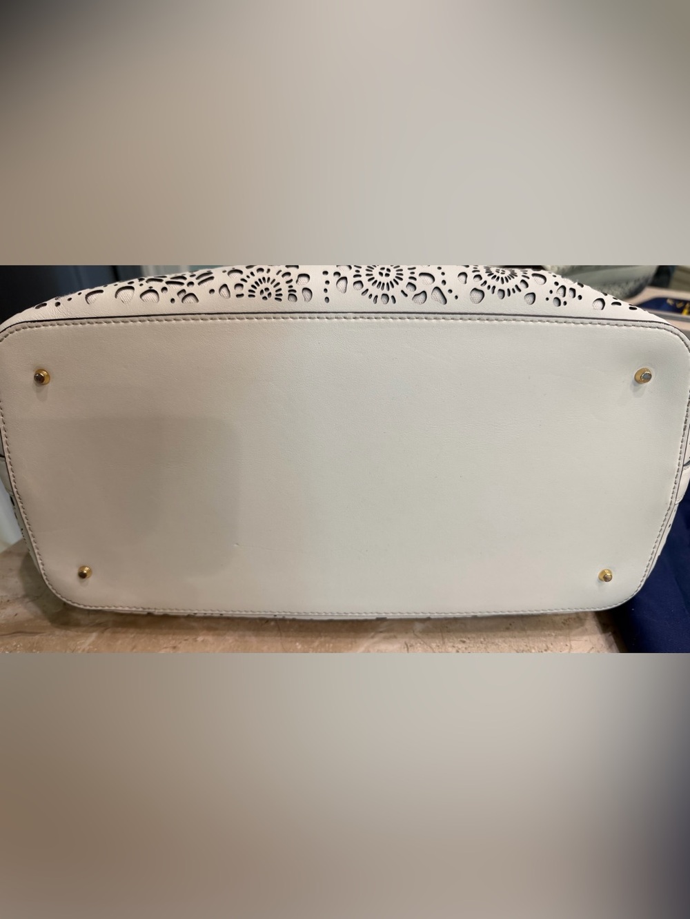 Ralph Lauren Leather Laser Tote - Picture 8 of 10